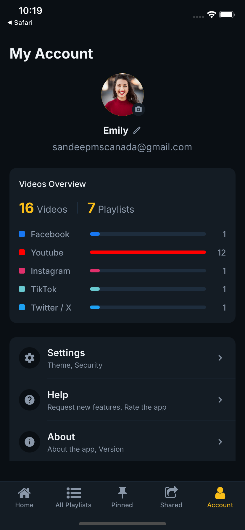 Track Your Usage screenshot 1