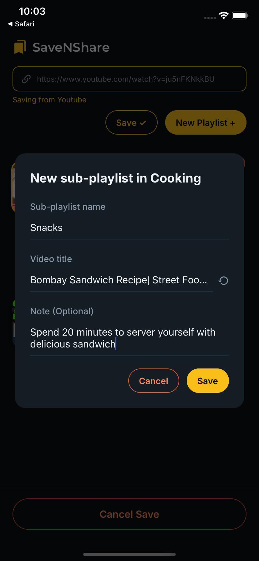 Save in Seconds screenshot 2